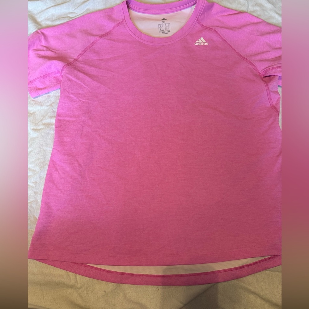 Adidas Aeroready Pink Tee